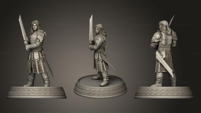 Military figurines (Kili, STKW_1298) 3D models for cnc